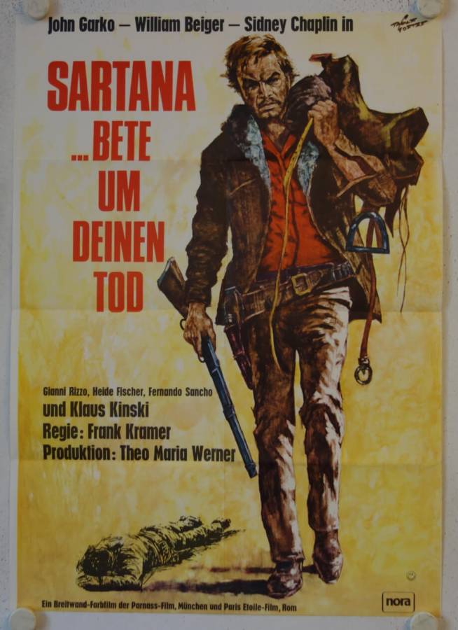 If you meet Sartana pray for your Death original release german movie poster